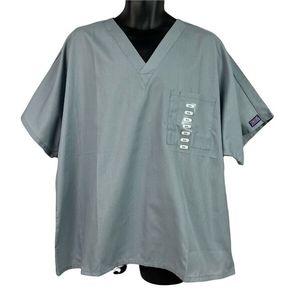 Cherokee Workwear Scrub Top V Neck Unisex XL - Picture 1 of 10